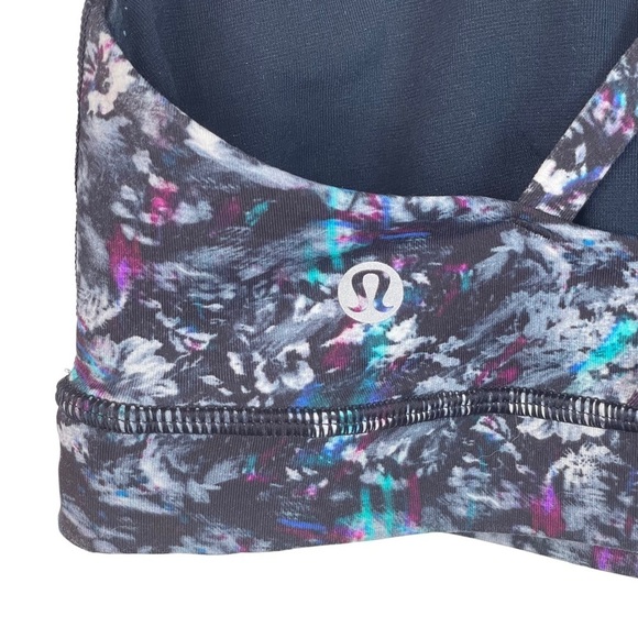 Lululemon Energy Bra Size 6 Medium Support Strappy Back Athletic Workout Bra - Picture 7 of 10